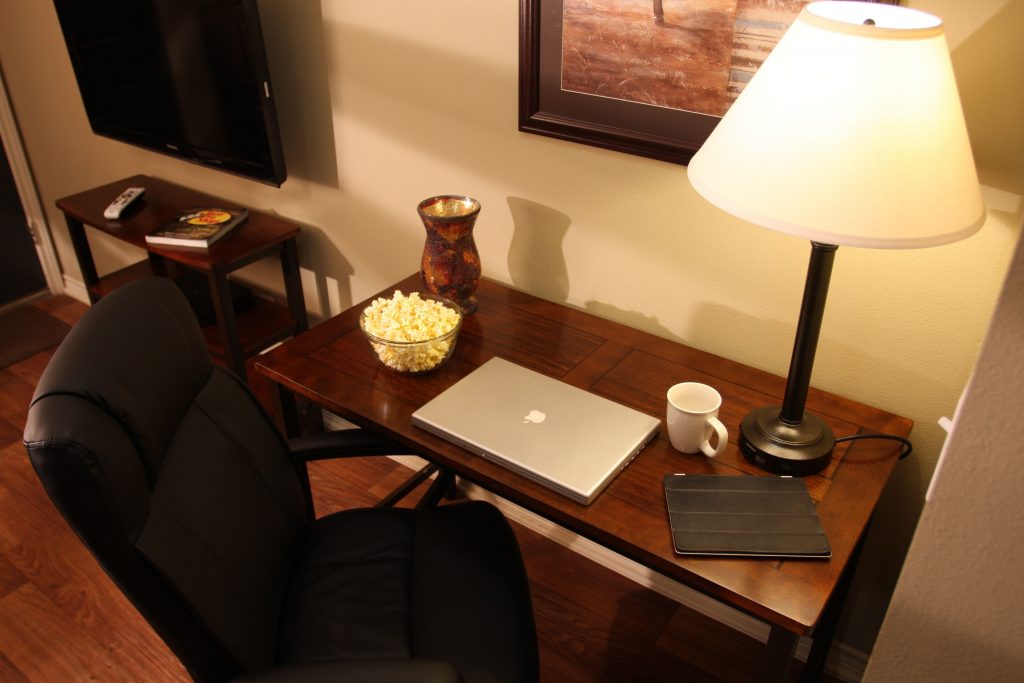 Computer Desk - Extended Stay Hotel Suite